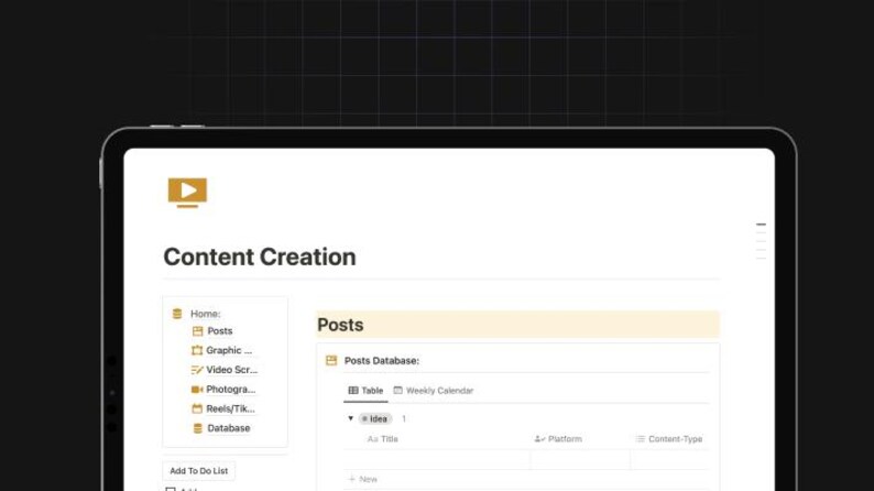 Labled Script Content Creation Notion Template, Management Notion Templates, Digital ...