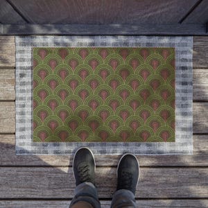 Overlook Hotel Doormat - Horror Movie Rug Pattern Welcome Mat | The Shining Inspired Home Decor | Creepy & Retro Carpet Design Gift