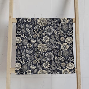 Botanical Hand Towel | Wildflowers | Cottagecore Bathroom Decor | Whimsical Bath Decor | Floral Hand Towel | Botanical Bath Towel