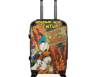 Suitcase with Vintage Comic Book Cover