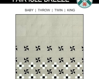 PDF Fair Isle Breeze Quilt Pattern