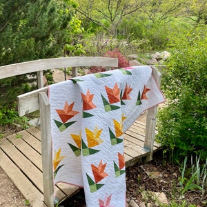 PDF Lilies on Parade Quilt Pattern - Table Runner, Baby, Throw and ...