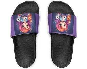 Youth PU Slide Sandals