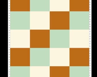 Checkerboard Chunky Blanket Design