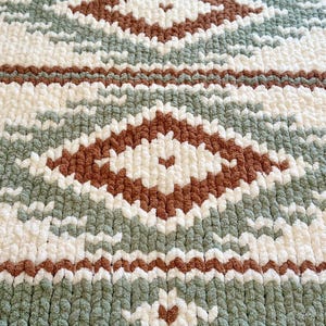 Aztec Chunky Blanket Design Pattern image 2