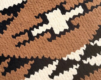 Southwest Chunky Blanket Design 8 Pattern
