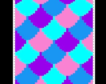 Mermaid Chunky Blanket Design