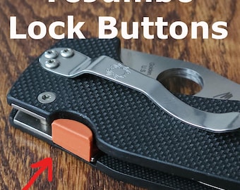 Boutons de verrouillage à compression Spyderco Yojumbo (jeu de 4, deux couleurs au choix)