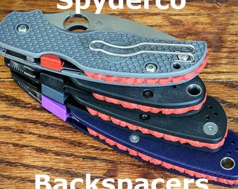 Espaceur arrière Rocky Spine pour Spyderco Sage/Para 3/Paramilitaire 2/Militaire 2