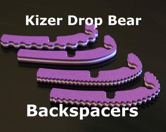 Paire d'espaceurs arrière Kizer Drop Bear : aucun outil nécessaire, nombreuses couleurs