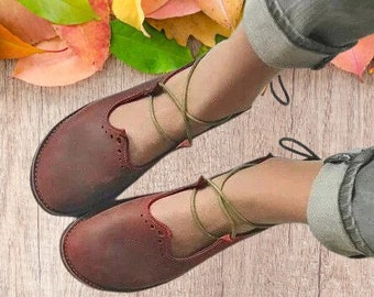 Medieval Gothic Women's Shoes | Retro Medieval British Shoes | Medieval Gothic Witch Footwear | Medieval Retro Fairy Shoes | Medieval Shoes