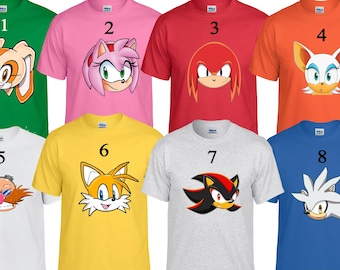 Sonic the Hedgehog Shirt, Sonic Group passendes Shirt, Sonic Familienfest Shirt,