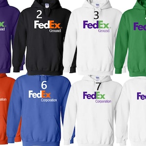 Fedex Hoodie Postal Man Hoodie express , ground , home delivery Hoodie ,freight, office Hoodie shipping services