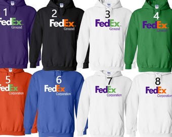 Fedex Hoodie Postmann Hoodie Express, Boden, Hauszustellung Hoodie, Fracht, Büro Hoodie Versanddienste