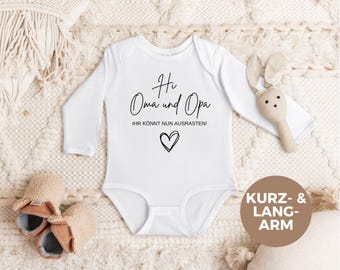 Pregnancy Reveal to Grandma And Grandpa, Pregnancy Announcement Baby Bodysuit, Pregnancy Reveal Bodysuit, Gift For Grandma And Grandpa