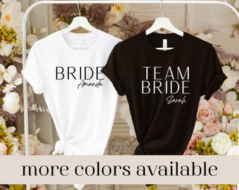 Customize Bachelorette Party Shirts, JGA TShirts, Hen Party, Bridal Party, Team Bride Shirt, Bride Gift, Wedding Party Shirt, Bride Crew T