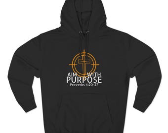 Ziel mit Zweck Ziel Drei-Panel Fleece Hoodie