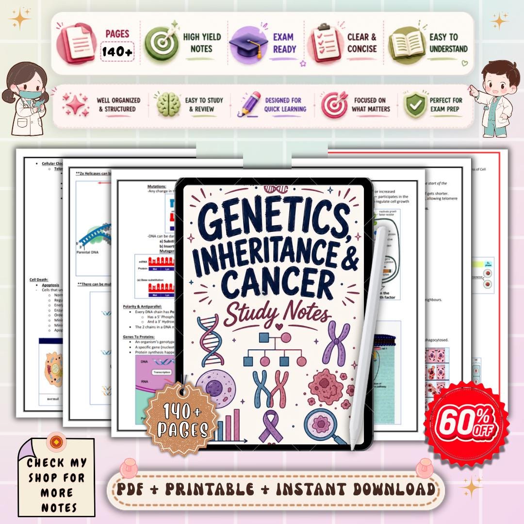 Genetics, Inheritance and Cancer Nursing Notes | Oncology Genetics ...