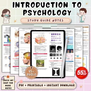 Inleiding tot de psychologie Studienotities | Studiegids Basispsychologie | Beoordeling grondslagen van de psychologie | Afdrukbare pdf