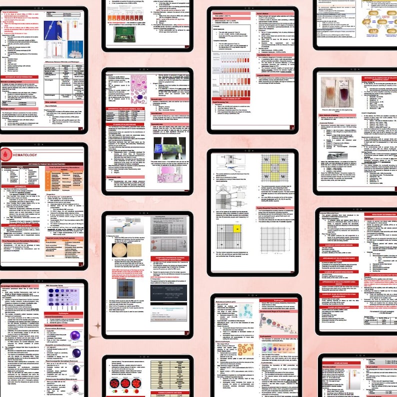 Hematology Notes & Flashcards | Medical Technology Study Guide | Blood ...