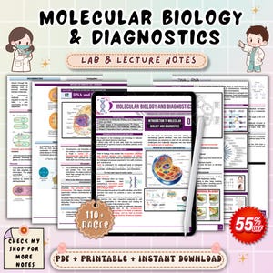 Molecular Biology & Diagnostics Notes | Medical Technology Study Guide | Laboratory Techniques Review | MedTech Study Notes PDF