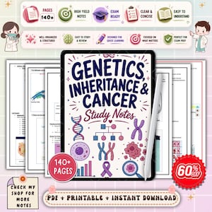 Genetics, Inheritance and Cancer Nursing Notes | Oncology Genetics Study Guide | DNA & Cancer Review | NCLEX PDF