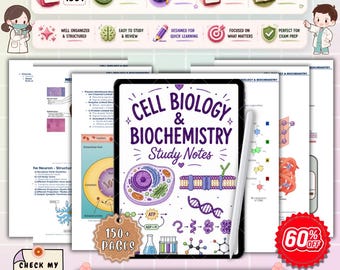 Cell Biology and Biochemistry Nursing Notes | Cellular Processes Study Guide | A&P Science Review | NCLEX Nursing PDF