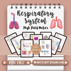 Respiratory System Study Guide: Nursing Notes, NCLEX Review (PDF Download)