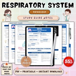 Appunti di infermieristica sulla patologia dell'apparato respiratorio / Guida allo studio sui disturbi polmonari / Revisione delle malattie polmonari / PDF di infermieristica NCLEX