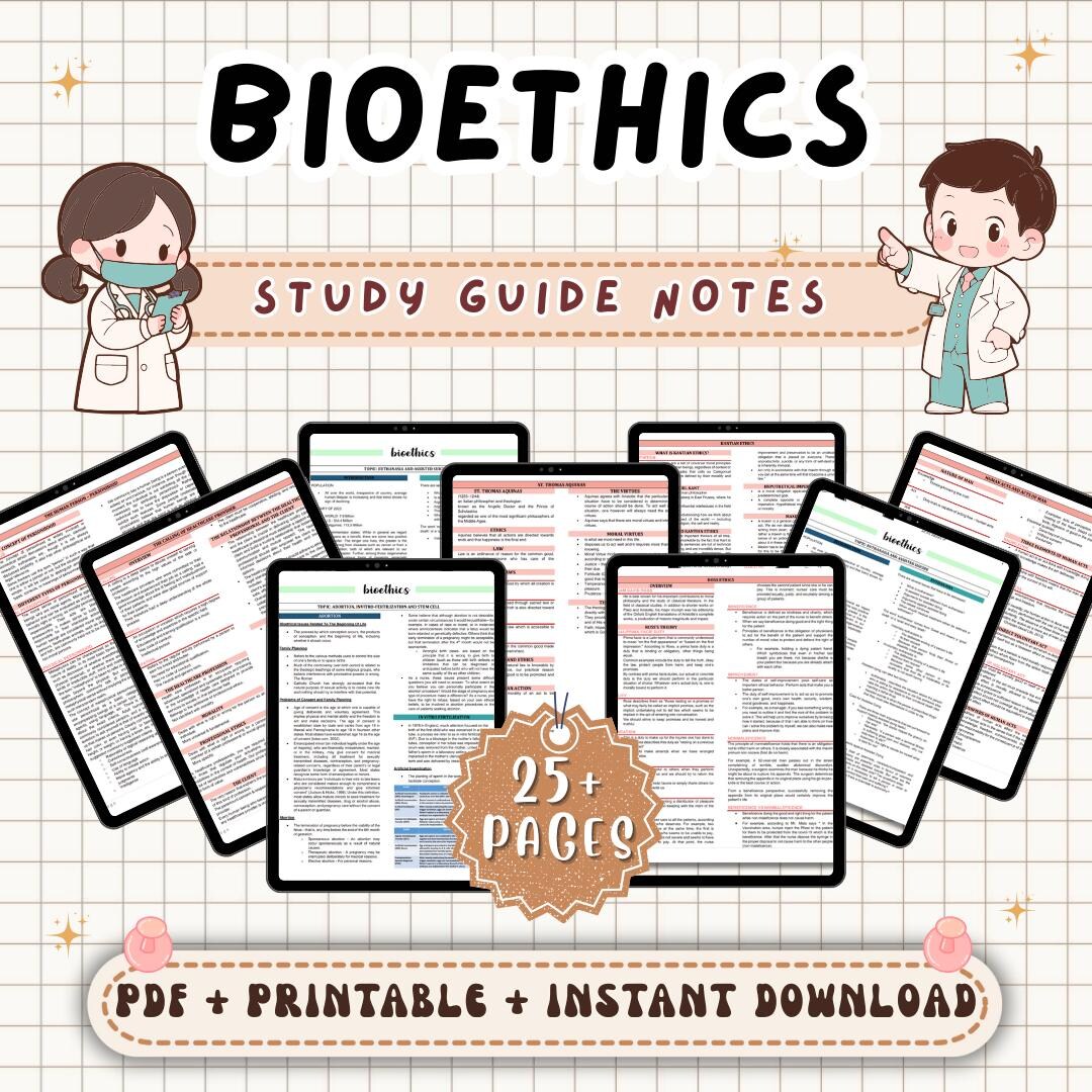 Bioethics Nursing Notes | Nursing Study Guide | Nursing Study Notes ...