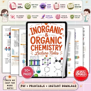 Notities over anorganische en organische chemie | Studiegids voor medische technologie | Examenvoorbereiding voor medische technologie | Collegeaantekeningen klinische chemie (pdf)