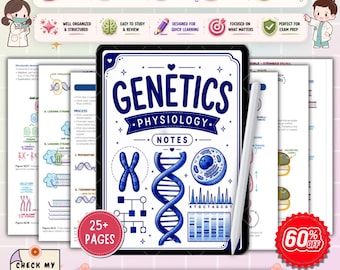 Genetics Physiology Nursing Notes | DNA and Inheritance Study Guide | A&P Genetics Review | NCLEX Nursing PDF