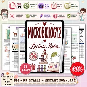 Microbiology 2 Lecture Notes | Study Notes PDF | Virology & Mycology Reviewer for Nursing | MedTech  Medical Students | Exam Prep Notes