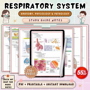 Respiratory System Nursing Notes | Lung Anatomy and Respiratory Disorders Guide | A&P Review | NCLEX Nursing PDF