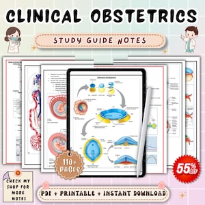 Clinical Obstetrics Nursing Notes | Labor & Delivery Study Guide | Maternal Nursing Review | NCLEX OB Nursing PDF