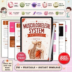Musculoskeletal System Pathology Nursing Notes | Bone & Joint Disorders Study Guide | Med-Surg Review | NCLEX Nursing PDF