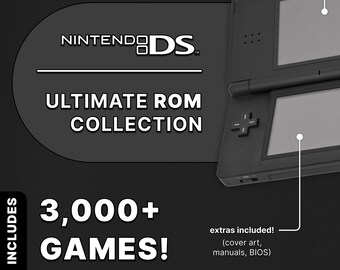 NDS DS Games Ultimate Rom Collection Complete Entire Library Full Set of Roms for Emulator or Modded Handheld