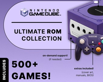 GC GameCube Más de 500 juegos Colección Rom Archivos de emulador Biblioteca completa de juegos Todos los juegos