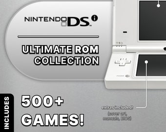 DSi Games Rom Collection Complete Entire Library Full Set of Roms for Emulator or Modded Handheld