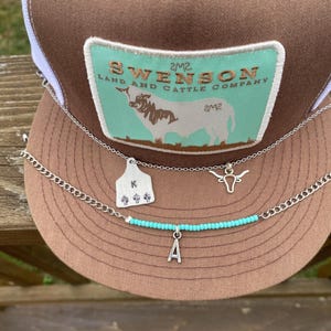Custom initial hat chain