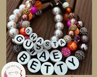 Custom Name Collar
