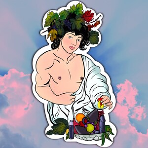 STICKER-Bacchus w/ poppers