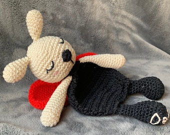 Ladybug Snuggler, Crochet Plushie, Baby’s First Doll, Personalized Lovey, Unique Lovie