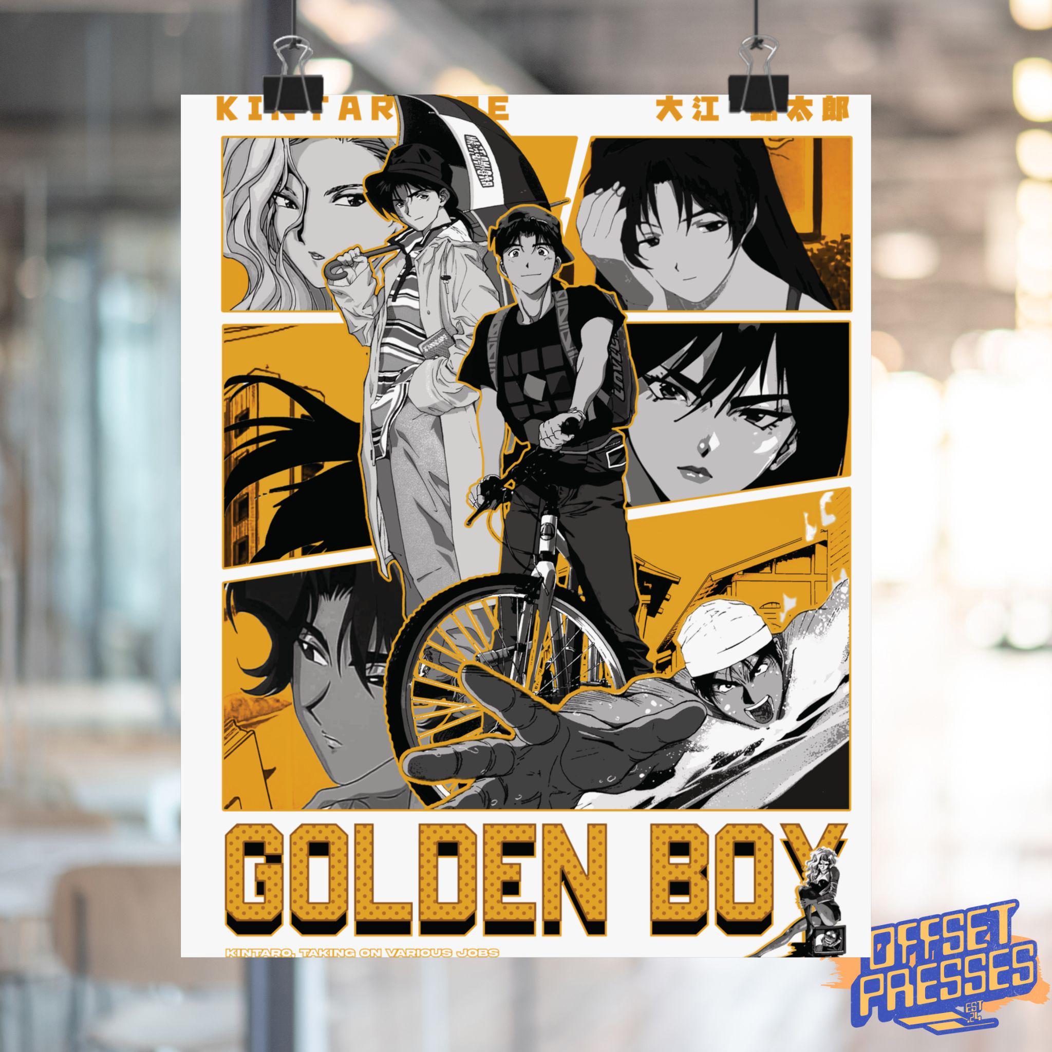 Vintage 90s Golden Boy Anime Poster – Retro Wall Art - Etsy