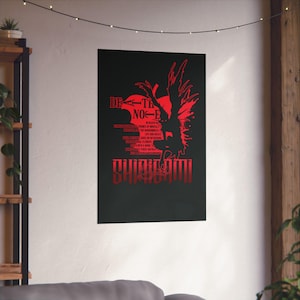 Death Note-inspired Poster - Art Print I Anime Canvas Wall Art I Anime Poster I Anime Wall Decor, Gift For Anime Lovers, Anime Art