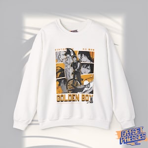 Golden Boy-inspired Anime Sweat Shirt, Vintage Anime Sweater, Anime Sweater, Manga Sweater, Gift for him, Gift for her, Anime Boy Sweatshirt