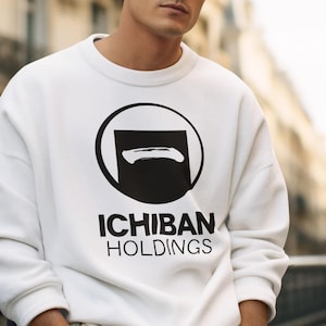 Yakuza Ichiban Holdings Crewneck Sweatshirt, Aesthetic Graphic Sweatshirt, Fantasy Sweatshirt