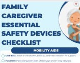 Caregiver Safety Checklist: Comprehensive Home Safety Guide for Elderly & Disabled Care (Safety Devices Checklist)