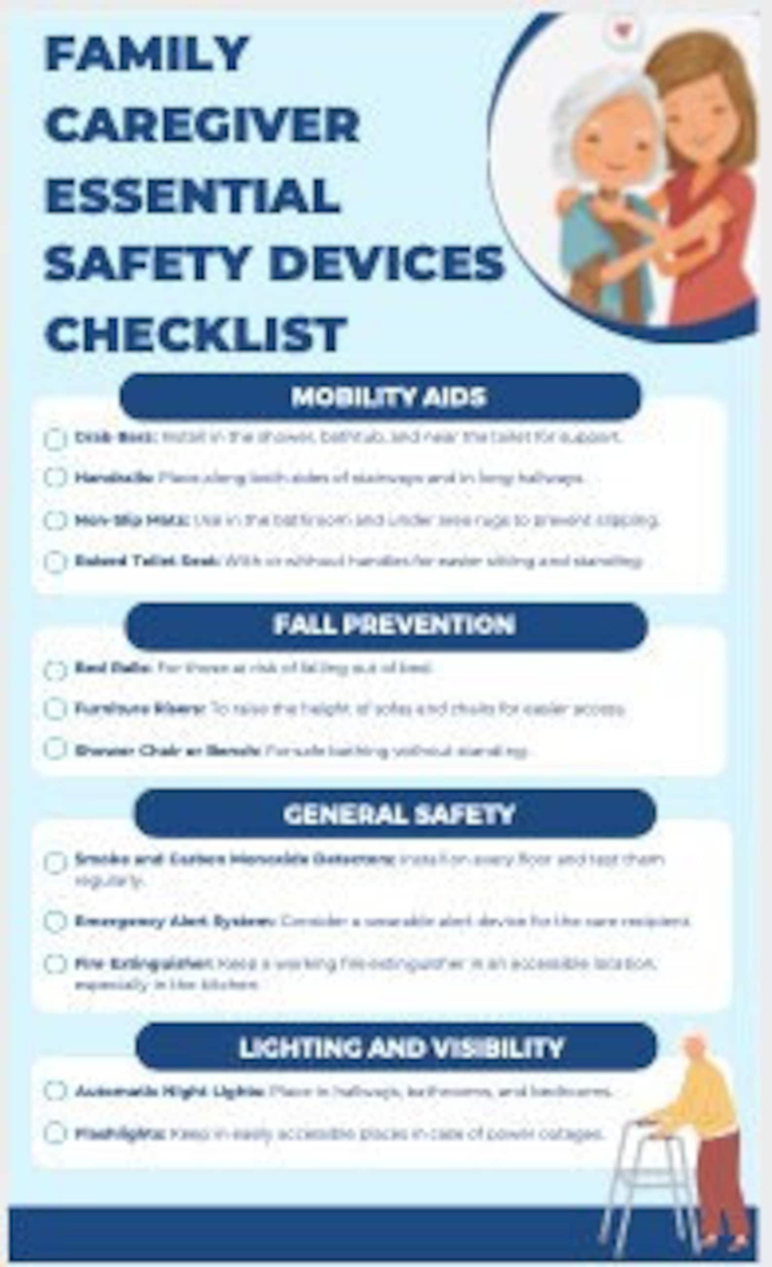 Disabled Adult Checklist.pdf Caregiver Safety Checklist: Comprehensive Home Safety Guide for Elderly ...