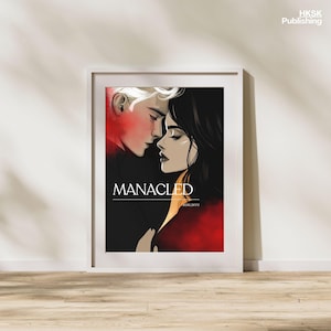 MANACLED-poster, op Dramione geïnspireerde kunst, SenLinYu fanfiction-poster | DIGITALE DOWNLOAD